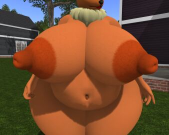 3d ass big_ass big_breasts breasts bubble_ass bubble_butt chubby eeveelution female ferialexonar flareon huge_ass pokemon pokemon_(species) pokémon_(species) thick_thighs wide_hips