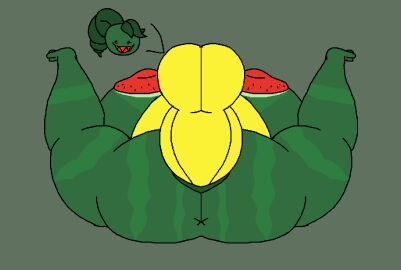 1boy 1girls animated female low_quality male mating_press mike_(mikenoob) mikenoob roblox robloxian self_upload tagme taller_female watermelon