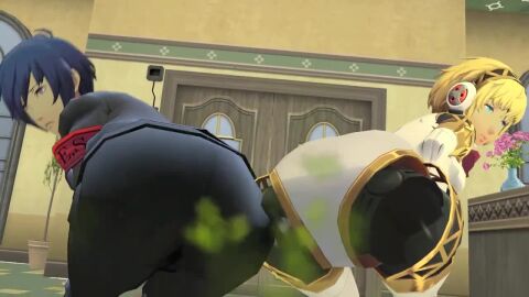 1boy 1boy1girl 1girls 3d 3d_animation aegis_(persona) aigis_(persona) android animated ass ass_focus atlus big_ass blonde_hair blue_eyes blue_hair clothing cyborg dat_ass fart fart_cloud fart_fetish farting fat_ass female femboy fetishtrash green_fart huge_ass makoto_yuki male persona persona_3 robot robot_girl robot_humanoid short_hair sound sound_effects stock_fart_sfx tagme thick_ass thick_thighs thighs video