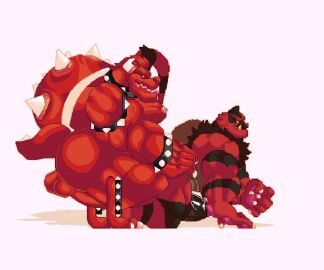 anal anal_orgasm anal_sex animated anthro ass balls big_muscles bodily_fluids bowser cum cum_in_ass cum_inside cumming_while_penetrated cumming_while_penetrating digital_media_(artwork) doggy_style ejaculation from_behind_position gay gay_sex generation_7_pokemon generation_8_pokemon genital_fluids genitals hi_res huge_muscles humanoid_genitalia humanoid_penis incineroar legendary_pokemon loop male male/male mammal mario_(series) morinetsu muscles muscular muscular_anthro muscular_male nintendo orgasm penetration penile penis pixel_(artwork) pixel_animation pokemon pokemon_(species) sex simultaneous_orgasms yaoi
