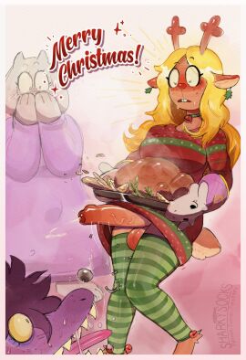 2024 2futas 2girls anthro antlers balls big_ass big_penis big_penis_in_chastity biped blush bovid breasts broken_chastity_cage buldge caprine chastity_cage chastity_device clothed clothing deer deltarune digital_media_(artwork) english_text erection eyebrows female fti_crossgender furry futanari genderswap genderswap_(fti) genitals goat group hair handwear hi_res horn huge_cock humanoid_genitalia humanoid_penis intersex long_hair mammal new_world_deer noelle_holiday oven_mitts penis penis_awe reindeer rule_63 scalie sharkysocks standing susie_(deltarune) tagme tail teeth text tongue toriel uncensored undertale undertale_(series)