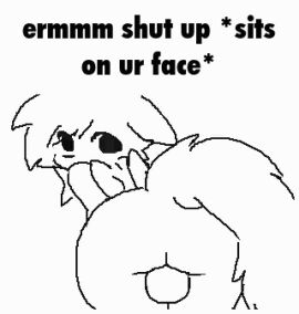 1boy 2d animated anthro anthro_male anthro_only anus ass balls blush boy_kisser_(meme) completely_nude digital_media_(artwork) english_text facesitting facesitting_pov flipnote_studio furry genitals ifunny_caption loop low_res male male_only meme meme_caption nude nude_male shaking_ass shaking_balls shaking_butt shitnamao silly_cat_(mauzymice) smile solo testicles text white_background