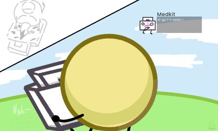 2girls armless artstyle_change back_view blush cum cum_on_face dialogue_box dick_on_face dizzy_eyes enjoying female futa_on_female futanari grass_field intersex lemon_(lemonosc) lemonosc lesbian married married_couple medkit_(silkynimbus) object_show object_show_community object_shows osc penis public ship tentacle_dick tentacle_penis text watermark