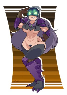 big_ass big_breasts big_butt big_thighs big_titties breasts commission curvaceous curvaceous_female curvaceous_figure curvy curvy_figure curvy_hips female female_focus female_only gabartz gray_hair long_hair original original_character