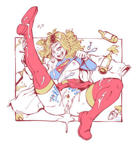 1girls addiction after_sex alcohol alcoholic blonde_hair blue_eyes bluesky_link bodily_fluids body_writing bottle bottles breasts condom condom_on_body condoms condoms_on_bed condoms_on_body cum cum_all cum_all_over cum_everywhere cum_in_pussy cum_inside cum_on_pussy dc dc_comics dcu drink drunk exposed_breasts exposed_pussy female flashing flashing_breasts free_use fucked fucked_silly kara_zor-el kryptonian leg_lift legs_up looking_at_viewer lying markings on_back party_sex presenting presenting_breasts presenting_self pussy seepingooze sex_addict shirt_lift shirt_up spread_legs supergirl supergirl_(dcu) superhero superheroine superman_(2025) superman_(series) tally_marks text used used_as_an_object used_condom wasted whored_out young_adult young_adult_female