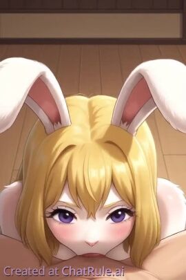 ai_generated blowjob carrot_(one_piece) deepthroat eye_contact fellatio huge_cock male/female one_piece oral oral_sex penis pov pov_male sucking sucking_penis swallowed_whole tagme video