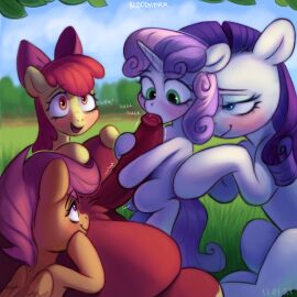 1boy 2d 4girls apple_bloom_(mlp) big_macintosh_(mlp) bloodymrr blue_eyes blush cub earth_pony equid equine eyebrows eyelashes fellatio female female_cub female_feral female_focus feral feral_harem feral_on_feral feral_only friendship_is_magic full_color green_eyes harem hasbro horse horse_girl humanoid_genitalia humanoid_penis just_the_tip larger_female larger_male male male/female male_feral male_on_feral mammal mare my_little_pony older_female older_female_and_younger_female older_male older_male_and_younger_female oral orange_eyes pegasus penis pink_hair pony purple_eyes purple_hair quadruped rarity_(mlp) red_hair scootaloo_(mlp) size_difference smaller_female smile sweetie_belle_(mlp) unicorn unicorn_girl url young young_female young_feral younger_female