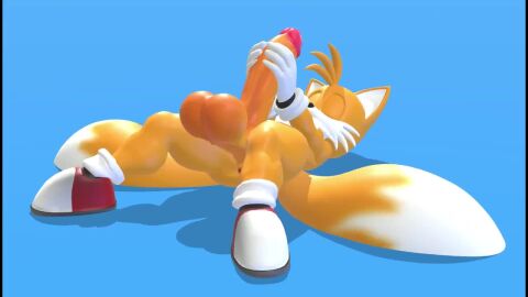 1boy 3d 3d_animation animated anthro big_balls big_penis canid canine double_hand_masturbation fox hyper_balls hyper_penis male male_only mammal masculine masturbation mobian mobian_(species) mobian_fox playbonnie3 sonic_(series) sonic_the_hedgehog_(series) tagme tails tails_the_fox video