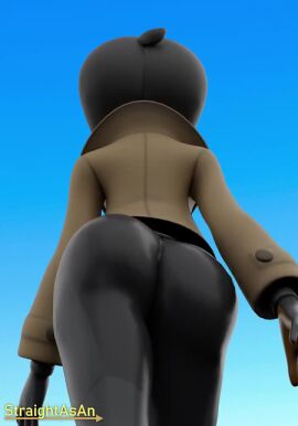 1girls 2025 3d animated ass ass_focus back_view big_ass black_hair bodysuit bodysuit_under_clothes clothed clothed_female clothing curvaceous curvy emma_(pokemon) female fully_clothed gloves hair jacket large_ass matiere_(pokemon) matiere_(pokemon_legends:_z-a) medium_hair pokemon pokemon_legends:_z-a sound standing straightasan tagme thick_thighs thighs video viewed_from_below walking wide_hips