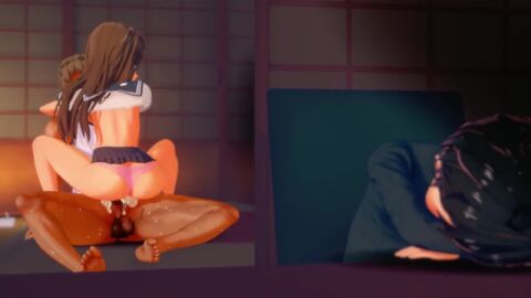 1girls 2boys 3d altered_common_sense animated ass audible_creampie bodily_fluids bouncing_ass bouncing_butt brown_hair bubble_ass bubble_butt change_in_common_sense cheating cheating_girlfriend cowgirl_position crayman cuckold cuckolded cuckolding cum_drip cum_dripping_out_of_pussy cum_in_pussy cum_inside cumdump indoors indoors_sex infidelity karakai_jouzu_no_takagi-san koikatsu longer_than_10_seconds male_penetrating_female mind_alteration miniskirt nakadashi netorare nishikata ntr panties_aside penis_in_pussy raw_sex riding_cock riding_dick riding_penis school_uniform sex sex_sounds shorter_than_20_seconds shorter_than_30_seconds skirt_up sleeping_cuck sound squatting_cowgirl_position straight tagme takagi-san thong_aside unaware_hypnosis unbothered unprotected_sex vaginal_penetration vaginal_sex video