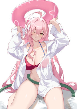 1girls absurd_res absurdres adult ahoge antenna_hair arms_above_head arms_up bare_belly bare_chest bare_hands bare_legs bare_midriff bare_navel bare_pussy bare_shoulders bare_skin bare_thighs bare_torso belly bikini bikini_top blue_archive blush blushing_female braid braided_hair breasts calves cleavage collarbone covered_nipples dot_nose elbows exposed exposed_belly exposed_legs exposed_pussy exposed_shoulders exposed_thighs eyebrows_visible_through_hair female female_focus female_only fingers full_body green-eyed_female green_eyes green_hose groin hair_between_eyes hair_ribbon half_naked hanako_(blue_archive) hanako_(swimsuit)_(blue_archive) hands_above_head hands_up head_tilt high_resolution highres hose hourglass_figure knees large_breasts legs light-skinned_female light_skin lips long_hair looking_at_viewer naked naked_female nude nude_female one_open_clothes open_clothing open_shirt pink-haired_female pink_eyebrows pink_hair pussy red_bikini red_bikini_top red_string_bikini red_swimsuit red_swimwear ribbon shirt shixuexiao shoulders simple_background sitting sitting_on_ass sitting_on_floor sitting_on_ground sitting_slender_body slender_waist slim_female slim_waist smile smiling smiling_at_viewer solo string_bikini swimsuit swimwear thick_thighs thighs thin_waist tilted_head unbuttoned unbuttoned_shirt v-line very_long_hair white_background white_hair_ribbon white_ribbon white_shirt wide_hips