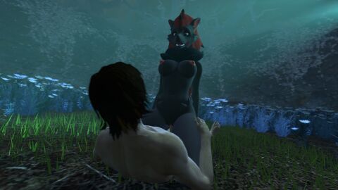 3d_(artwork) absurd_res anthro breasts digital_media_(artwork) duo eye_contact female flower generation_5_pokemon grass hi_res human interspecies looking_at_another looking_pleasured lying male male/female mammal night nintendo on_back penetration penile penile_penetration penis penis_in_pussy plant pokemon pokemon_(species) pokephilia pussy source_filmmaker story story_in_description the_unknown_mangaka tree vaginal_penetration zoroark