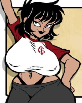 ass big_ass big_breasts brazilian_female breasts female goth_girl sexy