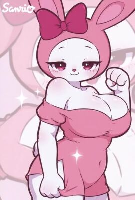 1girls ai ai_generated ai_generated_background big_booty big_breasts big_butt breasts feline female grok hello_kitty_(series) hips huge_breasts large_breasts my_melody naked naked_female nipples nude nude_female sanrio seductive seductive_look seductive_smile tagme thick_hips thick_thighs thighs thinfal titties video