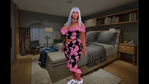 2d 2d_animation 3d 3d_animation 3d_background 3d_model 3d_render animated animation ass big_ass big_belly big_breasts big_butt big_nipples big_thighs black_body black_eyes black_hair black_panties boobjob boobs_out booty booty_shorts breasts changing_clothes changing_room clothed clothed_female clothed_female_nude_male clothing dark-skinned_female dark_body dark_nipples dark_skin female ghetto gif_art huge_ass huge_belly huge_breasts huge_butt huge_thighs male white_hair