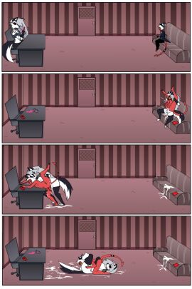 2025 2:3 2d anal anal_sex anthro bodily_fluids breasts canid canid_demon canine carliabot cheating cheating_husband cucked_by_futa cuckold cum cum_on_ground cum_on_sofa demon dominant dominant_anthro dominant_futa dominant_intersex duo fur furniture futa/male futa_on_male futa_penetrating futa_penetrating_male futadom futanari genital_fluids genitals grey_hair hair hellhound helluva_boss hi_res humanoid imp intersex intersex/male intersex_penetrating intersex_penetrating_male loona_(helluva_boss) male male_penetrated mammal moxxie_(helluva_boss) mythological_canine mythological_creature mythology penetration penis raped_by_futa red_body red_skin sex sofa tail white_body white_fur white_hair wolf