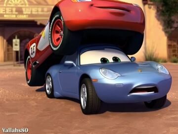 3d ai_generated blue_car cars cars_(film) disney grok grok_imagine lightning_mcqueen movie pixar red_car sally sally_carrera sex tagme vehicle_sex video yallahs80