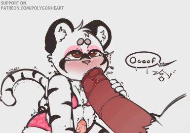 1boy 1futa 1girls animal_penis anthro big_penis blackmail blowjob blush breasts comic comic_page deer embarrassed female femboy femboysub femdom futa_is_bigger futa_on_male futadom futanari horsecock huge_breasts huge_cock humiliation hyper_genitalia hyper_penis intersex larger_futa limited_palette male malesub oral oral_sex original panties penis penis_size_difference polygonheart precum shaking shortstack shortstack_femboy size_difference smaller_male stockings taller_female tears thepolygonheart thick_thighs tiger toni_(thepolygonheart) yusa_(polygonheart)