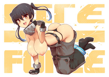 ass big_ass big_breasts big_butt big_thighs boobs breasts en'en_no_shouboutai enen_no_shouboutai female fire_force half-dressed half_naked kotatsu_tamaki looking_at_viewer on_knees open_mouth skinny slim_waist tits tits_out virus-g
