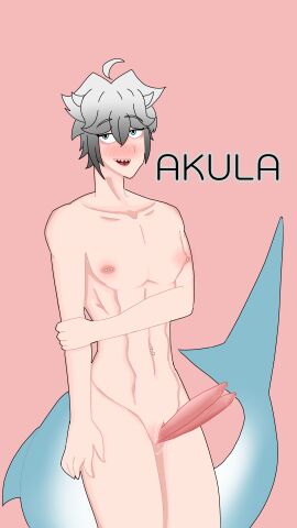 1boy 2_penises abs akula_sabot animal_genitalia animal_penis cuntboy cuntboy_only cuntboy_sans_balls diphallia diphallism herm hermaphrodite horns human humanoid intersex male maleherm multi_genitalia multi_penis penis penis_emerging_from_pussy pussy pussy_juice s.shark shark_fin shark_humanoid shark_tail shark_teeth slit slit_penetration smiling solo solo_focus toned white_hair