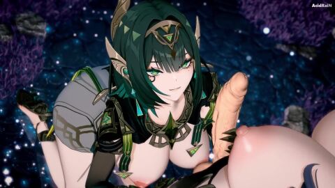 big_ass big_breasts cum_in_pussy cum_inside futa_on_female futanari genshin_impact hardcore lauma_(genshin_impact) nefer_(genshin_impact) tagme video