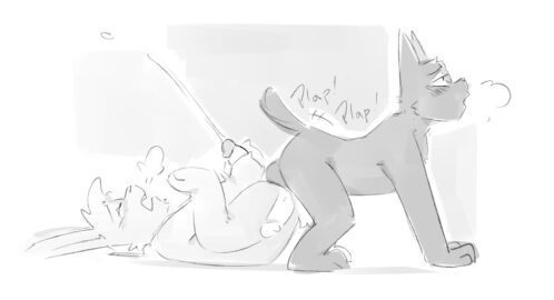 all_fours anal anal_sex anthro ass balls balls_deep blush bodily_fluids breath canid canine canis cum cumshot domestic_dog duo ejaculation eye_roll gato_matero genital_fluids genitals greyscale humanoid_genitalia humanoid_penis lagomorph leporid lying male male/male mammal masturbating_while_penetrated masturbation monochrome narrowed_eyes nude on_back open_mouth penetration penile penile_penetration penis penis_in_ass rabbit reverse_piledriver_position sex x-ray_view