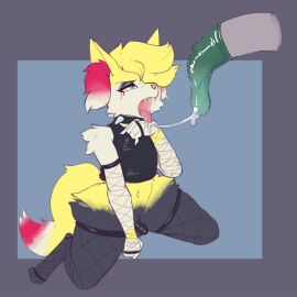 1:1 anthro arino armwear balls big_penis bodily_fluids braixen clothing condom cum duo fan_character femboy filled_condom fishnet_armwear fishnet_clothing fishnet_legwear foreskin fur gay generation_6_pokemon genital_fluids genitals grey_(dgbraixen) hi_res humanoid_genitalia humanoid_penis inner_ear_fluff legwear male male/male male_anthro nintendo partially_retracted_foreskin penis penis_size_difference pokemon pokemon_(species) retracted_foreskin sexual_barrier_device small_penis solo_focus tail tongue tuft uncircumcised wearing_condom