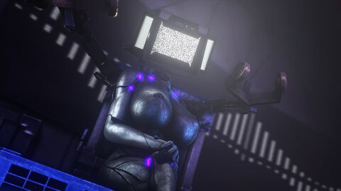 1girls 3d big breasts female female_only legs_crossed nipples polycephaly_(skibidi_toilet) posno_pop_(artist) robot_humanoid screen_face skibidi_toilet solo tv_head tv_screen