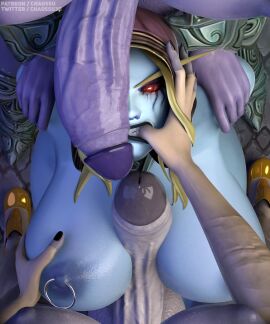 1girls 2futas 3d banshee_(warcraft) big_boobs blue-skinned_female boobs breasts calia_menethil chaossu3d dark_ranger faceless faceless_character faceless_futa female finger_in_mouth forsaken futa_on_female futa_pov futanari grey-skinned_futa grey_skin huge_breasts intersex large_breasts night_elf night_elf_futa nipple_rings paizuri pov priestess_(warcraft) sylvanas_windrunner tyrande_whisperwind undead undead_(warcraft) undead_elf undead_female world_of_warcraft