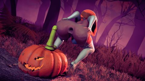 3d 3d_model anal anus ass ass_focus breasts curvy dildo dildo_in_ass female forest gaping_anus halloween halloween_costume huge_ass huge_breasts king_of_fighters pumpkin shermie_(kof) spread_anus superdougie thick_thighs voluptuous wide_hips witch_costume witch_hat