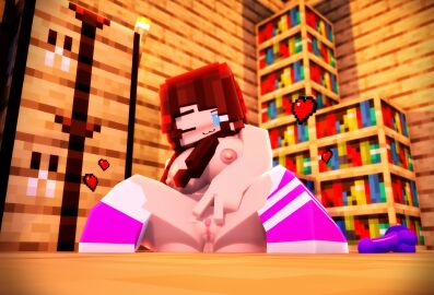 3d blue_eyes blushing boots breasts brown_hair erect_nipples female female_masturbation fingering_pussy heart_symbol hearts horny_female jj_sister long_hair maizen masturbation mcyt mine-imator minecraft minecraft_xxx minecraft_youtubers nude_female presenting presenting_pussy shiny smile solo solo_female spread_legs spread_pussy stockings tagme wet_pussy