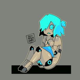 1girls ass better_version_at_source breasts completely_nude dickgirl female futanari intersex nude robot sitting skyafterdark skyborg-7000 tagme trans_woman transfem twitter_sample