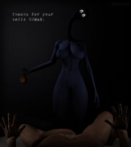 3d 3d_(artwork) ass ballbusting balls bed big_ass big_balls big_breasts big_butt big_penis big_thighs breasts castrated castration cock_and_ball_torture cock_and_balls_torture creepypasta dominant_female faceless female grey_skin hands_up holding horror house human humanoid intruder intruder_(mandela_catalogue) large_ass large_breasts large_butt large_penis large_thighs larger_female laying_down looking_at_another looking_at_viewer looking_down lying_on_back lying_on_bed male male/female mandela_catalogue n_(mandela_catalogue) nightmare_fuel nightmare_waifu pain penis pov pov_male rawgan room sadism sadistic scared scary screepy simple_background size_difference smaller_female speech standing submissive_male text