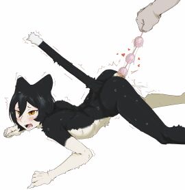 2024 5_fingers absurd_res all_fours amber_eyes ambiguous_gender anal anal_bead_pull anal_beads anal_beads_in_ass anal_tugging animal_humanoid anus arched_back ass biped black_body black_ears black_eyebrows black_fur black_hair black_tail blush blush_lines bodily_fluids breasts cat_humanoid claws delicious_in_dungeon dipstick_ears dipstick_tail disembodied_hand drooling dungeon_meshi duo ear_markings ejaculation erect_tail eyebrows faceless_ambiguous faceless_character fangs felid felid_humanoid feline feline_humanoid female female/ambiguous female_focus female_humanoid finger_claws fingers fur genital_fluids hair hi_res holding_anal_beads holding_object holding_sex_toy humanoid izutsumi looking_pleasured mammal mammal_humanoid markings multicolored_body multicolored_ears multicolored_fur nude nude_female nude_humanoid object_in_ass open_mouth orgasm orgasm_face penetration pink_anal_beads pink_anus pink_tongue plantigrade prick_ears pupils pussy pussy_ejaculation saliva saliva_on_face sex sex_toy sex_toy_in_ass sex_toy_insertion shaking short_hair side_view simple_background slit_pupils small_breasts solo_focus sweat sweaty_arms sweaty_ass sweaty_back sweaty_butt sweaty_face sweaty_hair sweaty_legs tail tail_markings teeth tongue toying_partner trembling two-tone_body two-tone_ears two-tone_fur two-tone_tail vaginal_fluids vvtt white_background white_body white_claws white_ear_tips white_ears white_fur white_tail white_tail_tip