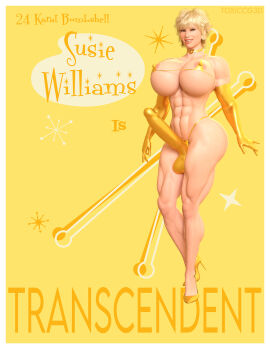 1futa 3d abs areola_slip balls balls_in_panties bedroom_eyes bikini blonde_hair breasts canon_futa choker cock_sleeve_(clothes) earrings elbow_gloves erection eyeshadow futa_only futanari golden_bikini high_heels highheels huge_breasts huge_cock intersex large_breasts looking_at_viewer makeup male male_symbol mars_symbol muscular muscular_arms muscular_futa muscular_legs on_side penis penis_in_panties pinup platinum_blonde_hair smiling smiling_at_viewer solo susie_williams_(toxiccg3d) tagme toxiccg3d transgender