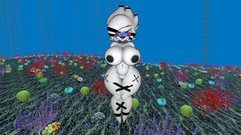 3d asphyxiation ass big_ass big_breasts black_eyes bondage breasts charboy3000 death drowning female female_death fetish five_nights_at_freddy's fredina's_nightclub marie_(cally3d) marionette_(fnaf) nude ocean puppet_(fnaf) solo underwater water