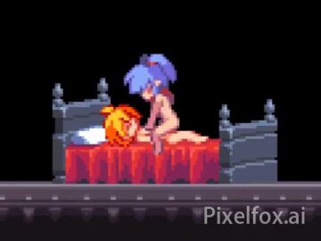 1boy 1girl 1girls 2d 2d_animation 60fps animated bed breasts closed_eyes cowgirl_position cum cum_in_pussy cum_inside cumming_from_vaginal_sex dainapp demon demon_girl dominant_female ejaculation eroico female female_on_top framerate_edit high_framerate human interpolated kyrieru male monster_girl mp4 neckwear no_sound open_mouth pale_skin penis pixel_animation pixel_art pussy riding sex shaking_breasts shorter_than_30_seconds source_request spread_legs tagme vaginal_penetration video webm