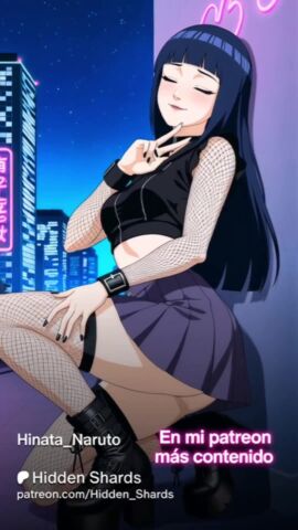 ai_generated goth goth_girl hyuuga_hinata money patreon patreon_hidden_shards tagme video