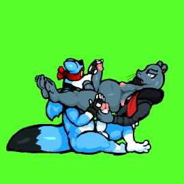 animated balls balls_sucking big_penis furry gay handjob joe_(oh_so_hero!) male masturbation oh_so_hero! penis sucking_balls sucking_testicles testicles yaoi