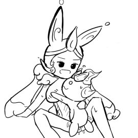 bora_(the_battle_cats) elemental_pixies female marinmizu marinmizu_(the_battle_cats) pussy the_battle_cats vaginal