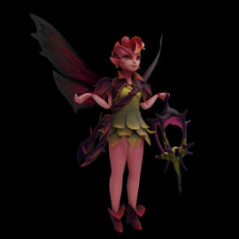 dark_willow dota_2 fairy fairy_wings female pink_skin shrug solo_female thick_thighs thighs