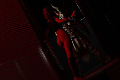 3d aj_lee captured crossover desirefilms male male_focus mortal_kombat shao_kahn wwe wwe_diva