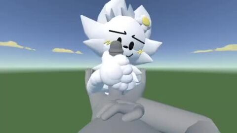 3d 3d_animation adult_female adult_male animated anon anonymous_male arm_on_chest blank_background blush_lines chest_tuft cloud clouds erect_penis flower_in_hair furry furry_female furry_with_non-furry grabbing_penis gripping_cock gripping_penis handjob human_male humanoid_feet large_breasts large_penis laying_down laying_on_back legs_apart penis pov shorter_than_30_seconds stroking_cock stroking_dick stroking_penis submissive_female sunny_(melodynotmel) tagme video