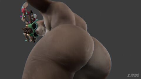 1boy 3d 3d_animation animated anthro christmas fat_ass furry gay gay_male looking_at_viewer looking_back naked naked_male no_sound nude nude_futa original original_character plump_ass reindeer shorter_than_10_seconds shorter_than_5_seconds tagme thick_thighs video z_hado