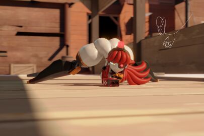 1girls 3d artist_signature ass big_ass fat_ass female jack-o_pose jackopose looking_at_viewer mimi_sentry mimi_sentry_(zzwz) nude psychodelia robot robot_girl smile solo tagme team_fortress_2 thick_thighs