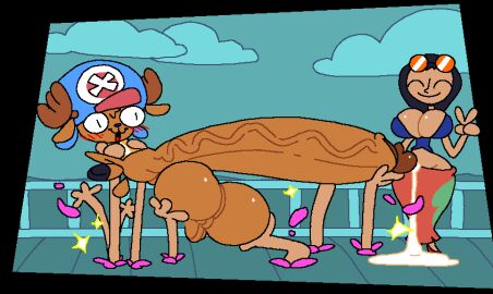 2024 aged_up anthro antlers balls big_balls big_breasts big_penis black_eyes black_hair black_nose blue_clothing blue_hat blue_headwear blue_shirt blue_topwear blush blush_lines bodily_fluids bottomwear breasts brown_antlers brown_body brown_ears brown_fur carrying_another closed_eyes clothing cloud deer digital_media_(artwork) disembodied_hand dress duo eyewear eyewear_on_head female flustered fur genital_fluids genitals gesture hair hana_hana_no_mi hand_gesture happy hat headgear headwear holding_another holding_another's_penis holding_penis hooved_toes hooves horn huge_balls huge_cock human hyper hyper_balls hyper_genitalia hyper_penis male mammal multicolored_clothing multicolored_hat multicolored_shirt multicolored_tank_top multicolored_topwear new_world_deer nico_robin one_piece orange_bottomwear orange_clothing orange_dress orange_shirt orange_tank_top orange_topwear penis precum precum_on_ground red_clothing red_hat red_headwear reindeer shirt side_view small_but_hung smile standing star sunglasses sunglasses_on_head superiorfox tank_top thick_thighs tongue tony_tony_chopper topwear two-tone_clothing two-tone_shirt two-tone_tank_top two-tone_topwear v_sign vein veiny_penis white_clothing white_hat white_headwear white_shirt white_tank_top white_topwear