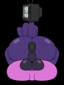 1futa 2d 2futas 3:4 5dolla anal anal_insertion anal_plug animated anthro areolae artificial_vagina ass back back_view balls beat_banger big_ass big_penis breasts buttplug dickgirl futa_only futa_sans_pussy futanari green_dmale huge_ass humanoid humanoid_penis intersex komponi looking_back masturbation mating_press mitski_(5dolla) nipples nude penis purple_skin screen_face solo squatting sultryscribz transparent_background tv_head vertical_video vibrator vibrator_in_ass
