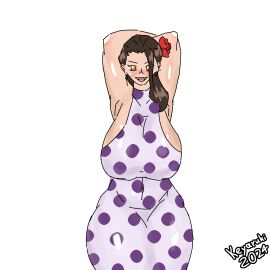 1girls 2d 2d_(artwork) ass big_ass big_breasts big_hips big_thighs boobs_bigger_than_head breasts dress female female_focus female_only flat_colors gigantic_breasts hips keyaruki massive_breasts one_piece shiny_skin signature simple_background simple_coloring solo solo_focus standing thick_thighs thighs twitter_link unrealistic_proportions viola_(one_piece) voluptuous voluptuous_female