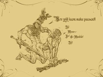 bounty_hunter dialogue english_text gay guns knight male markus_kruber mobstermelodies sword text vermintide victor_saltzpyre warhammer_(franchise) warhammer_fantasy witch_hunter_(warhammer)