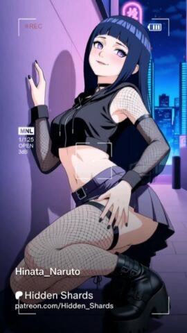 ai_generated goth goth_girl hyuuga_hinata money patreon patreon_hidden_shards tagme video